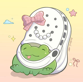Botton Art - Frocs