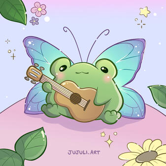 Botton Art - Butterfrog
